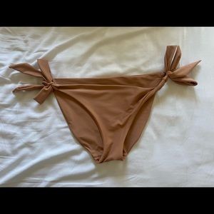 Monday Swimwear St Barths Bikini Bottoms in Nude/Sand